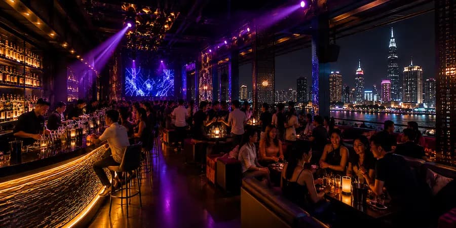 호치민 라운지 클럽 & 바 야경