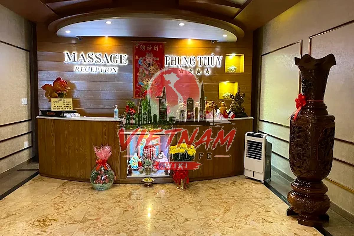 호치민 풍투이 스파 MASSAGE RECEPTION 리셉션 카운터